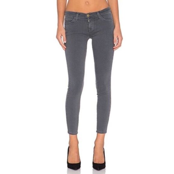 Current/Elliott THE STILETTO SKINNY JEAN gray ankle length - Picture 2 of 11